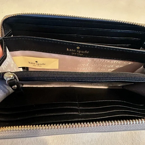 Kate Spade Silver Glitter Clutch - Picture 4 of 5